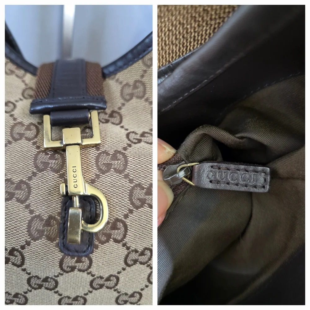✨️GUCCI GG Canvas Jackie Hobo Bag - Picture 15 of 16